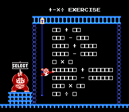 Donkey Kong Jr. Math - NES