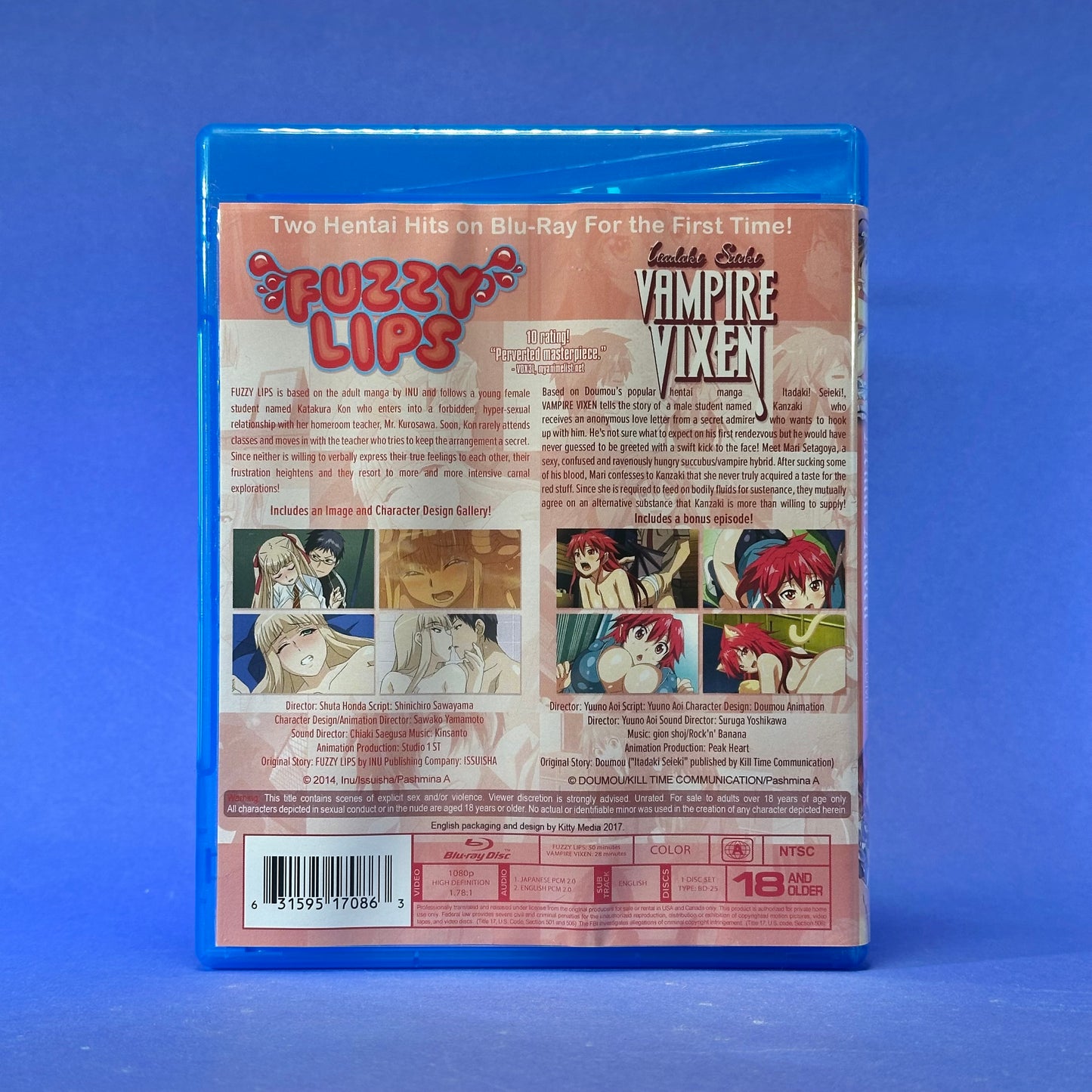 Hentai Heaven Volume 1: Fuzzy Lips & Vampire Vixen Blu-ray