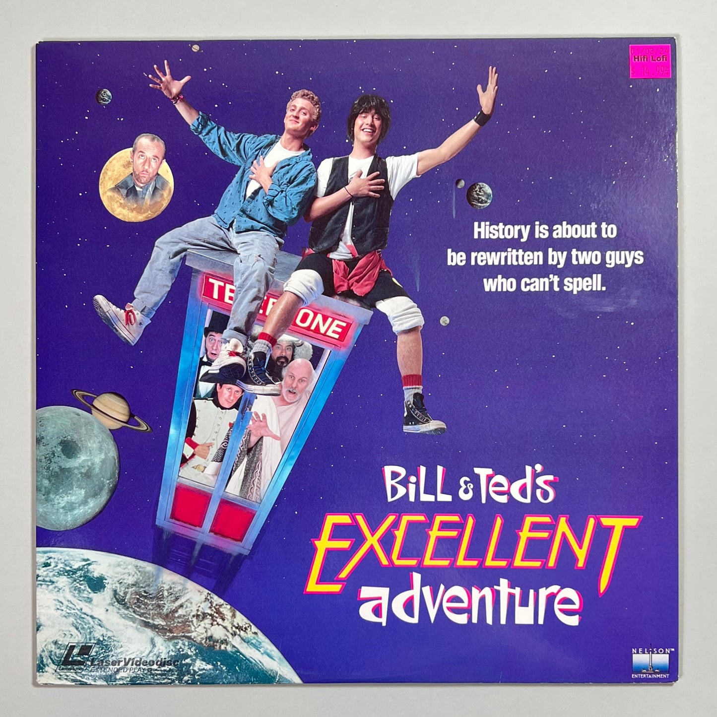 Bill & Ted’s Excellent Adventure Laserdisc