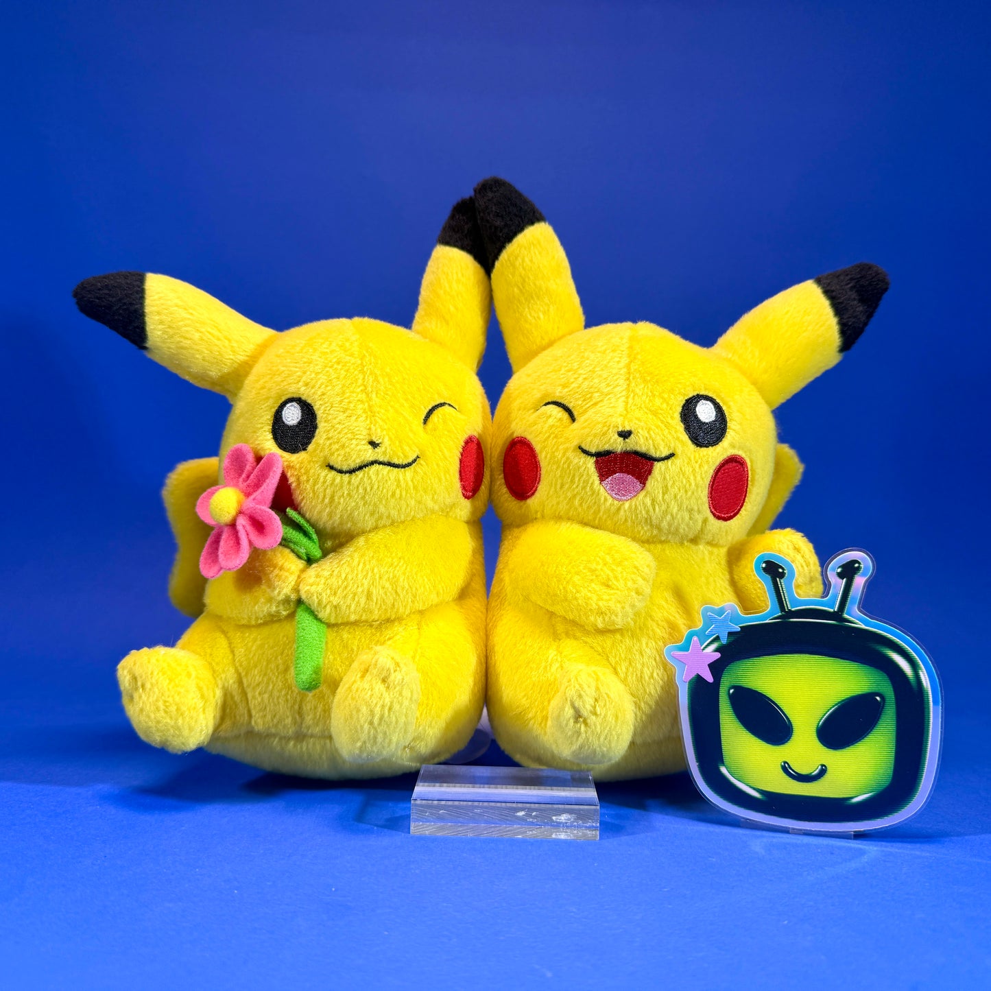 Pokémon Center - 2012 Pikachu Couple Flower Plush