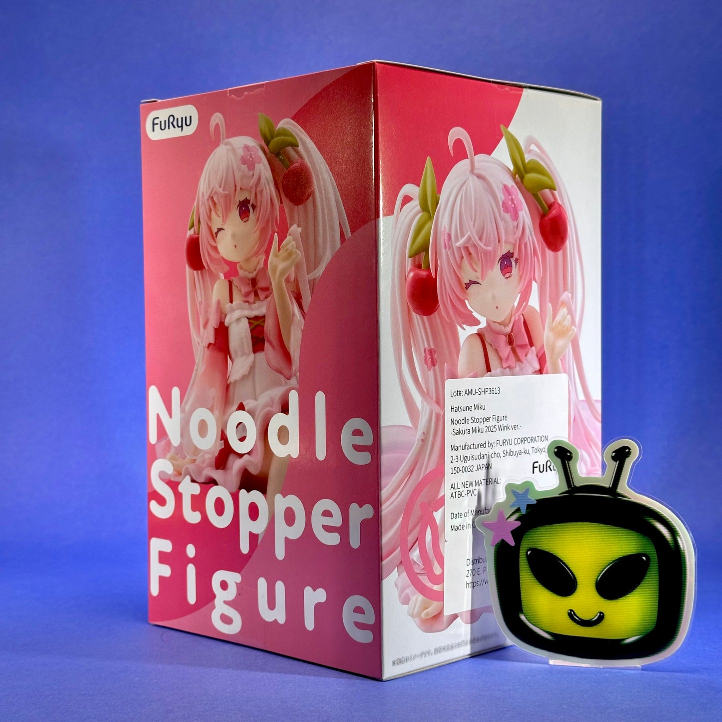 Furyu - Hatsune Miku ~Sakura Miku Wink ver.~ Noodle Stopper Figure