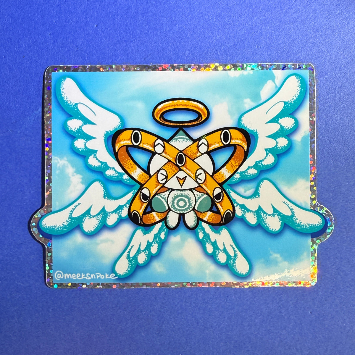 Meeks n Poke - Biblically Correct Garden Angel V2 Sticker