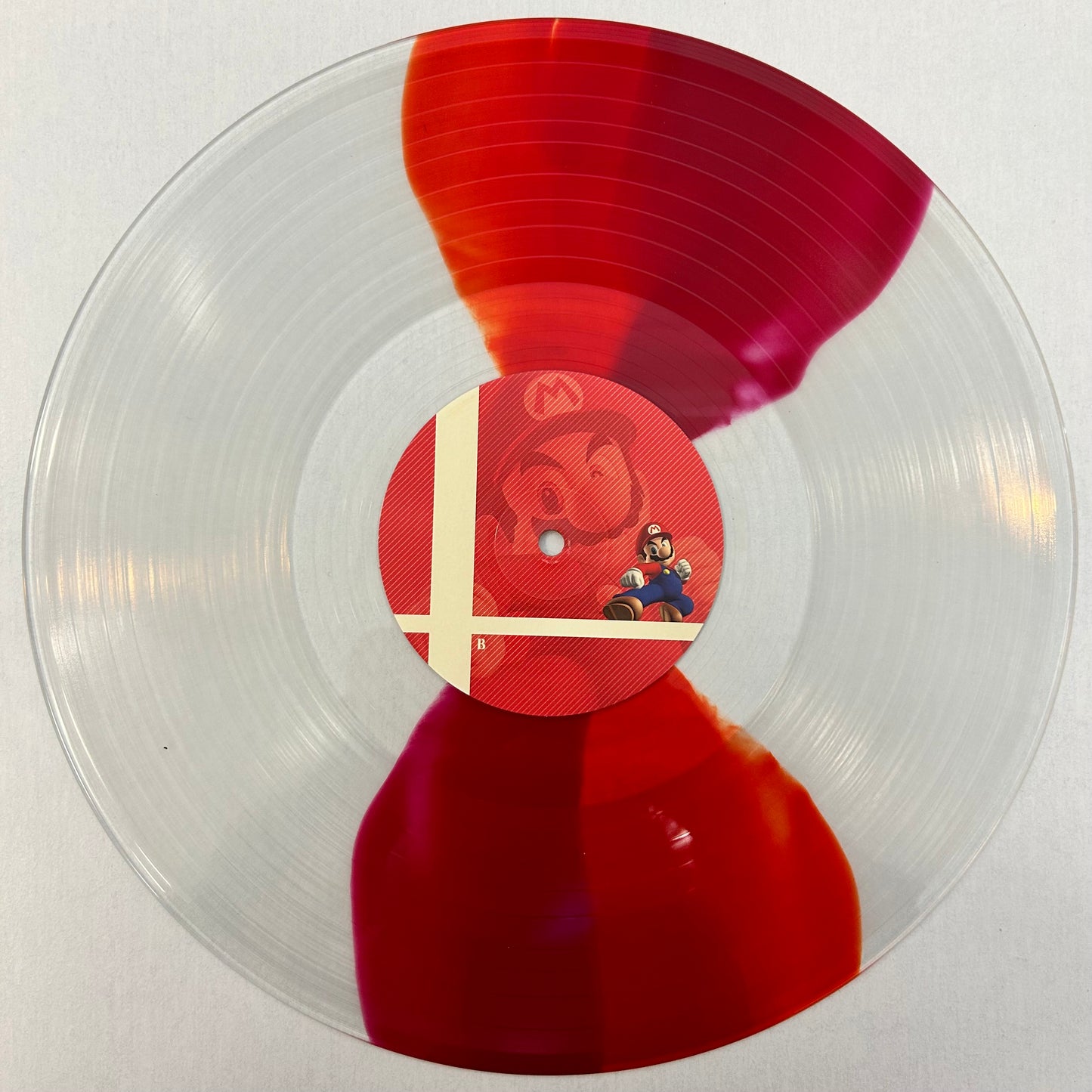 SSBU Mario Vinyl Record