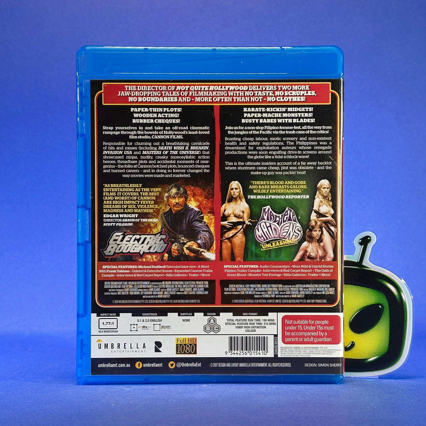 Umbrella Entertainment Double Feature - Electric Boogaloo & Machete Maidens Unleashed - Blu-ray