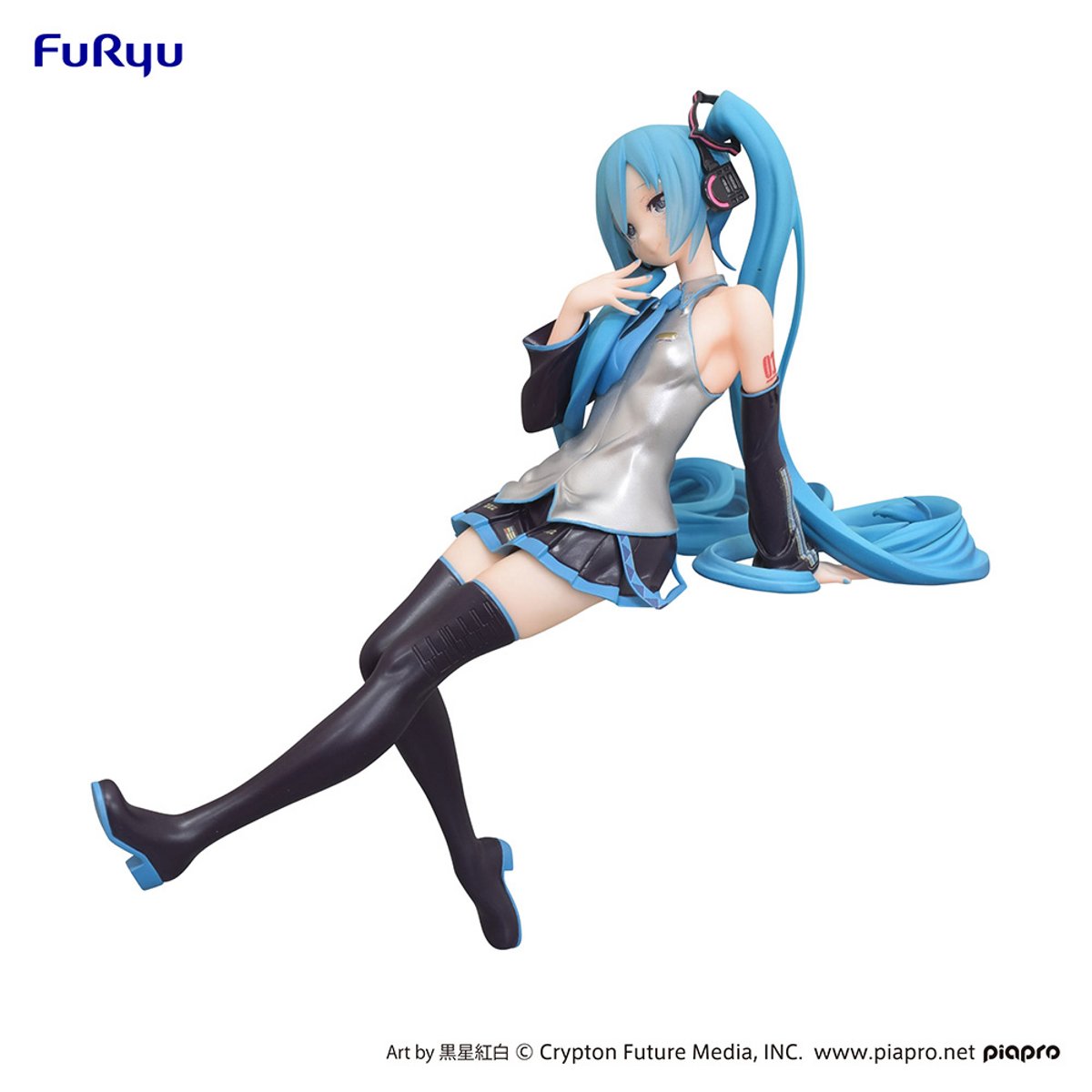 Furyu - Hatsune Miku  (Kuroboshi Kouhaku ver.) Noodle Stopper Figure