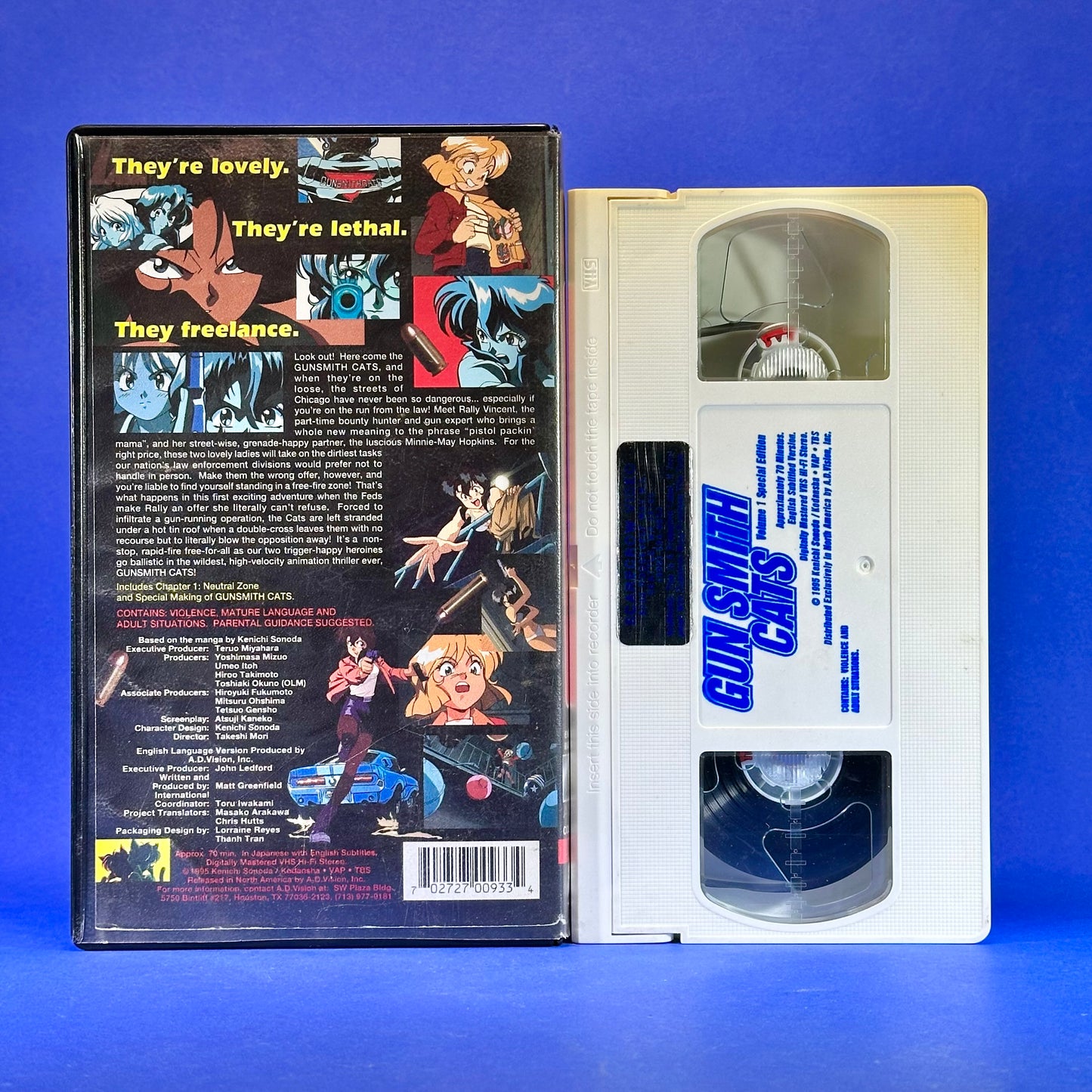 Gunsmith Cats VHS