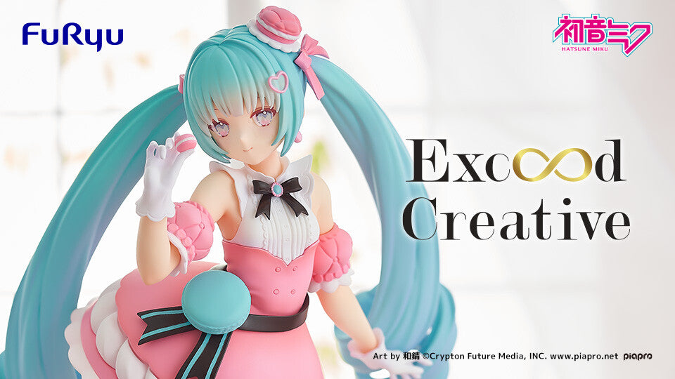 Furyu - Exc∞d Creative 2023 Sweet Sweets - Macaron Miku Figure