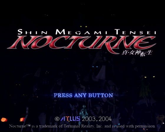 Shin Megami Tensei: Nocturne - PS2