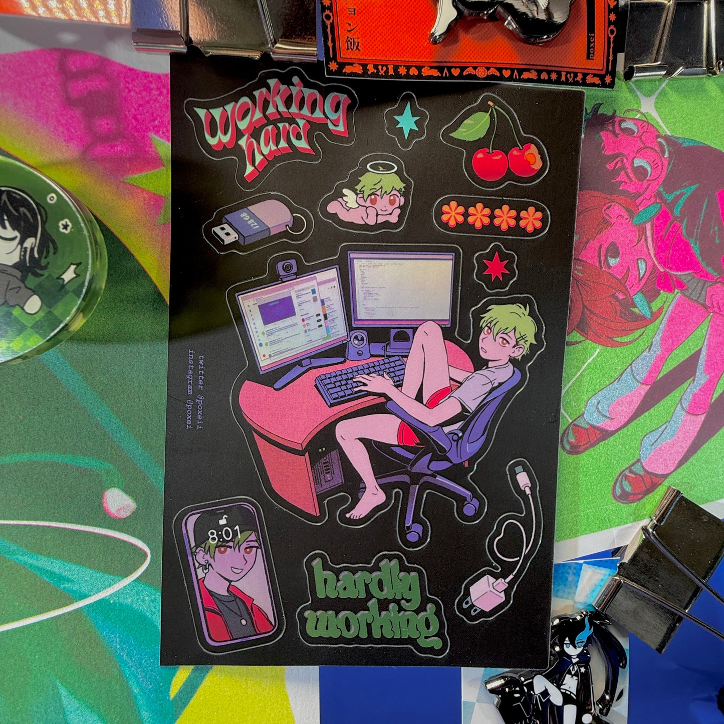 Poxei - Sticker Sheets