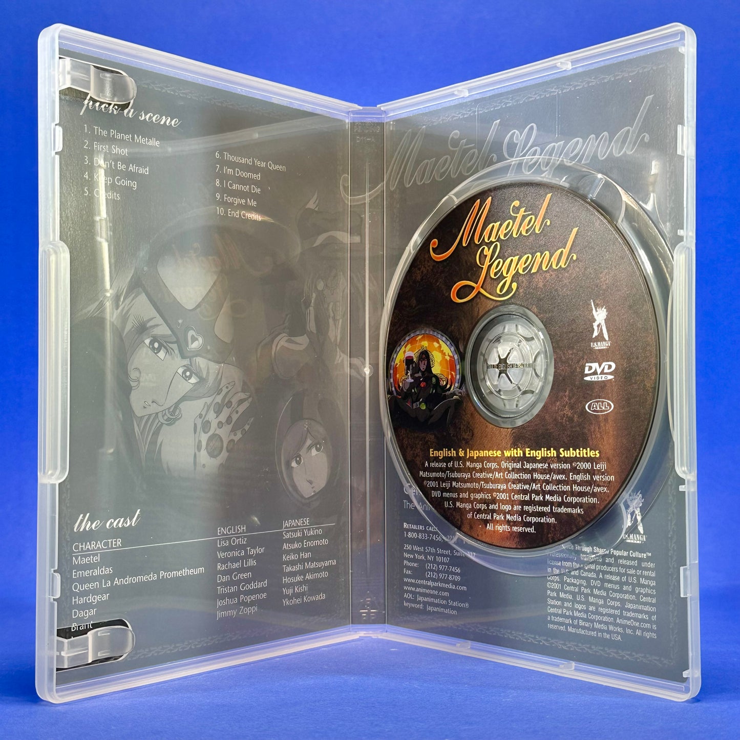 Maetel Legend - Prequel Harlock Saga DVD