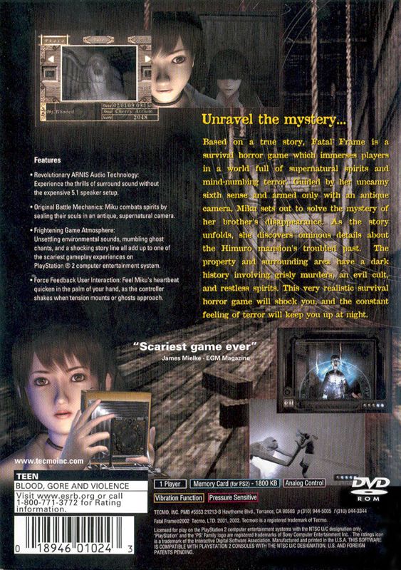 Fatal Frame - Playstation 2