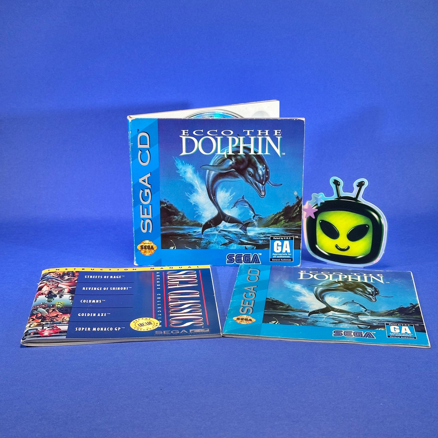 Sega Classics Arcade Collection + Ecco The Dolphin Combo - Sega CD