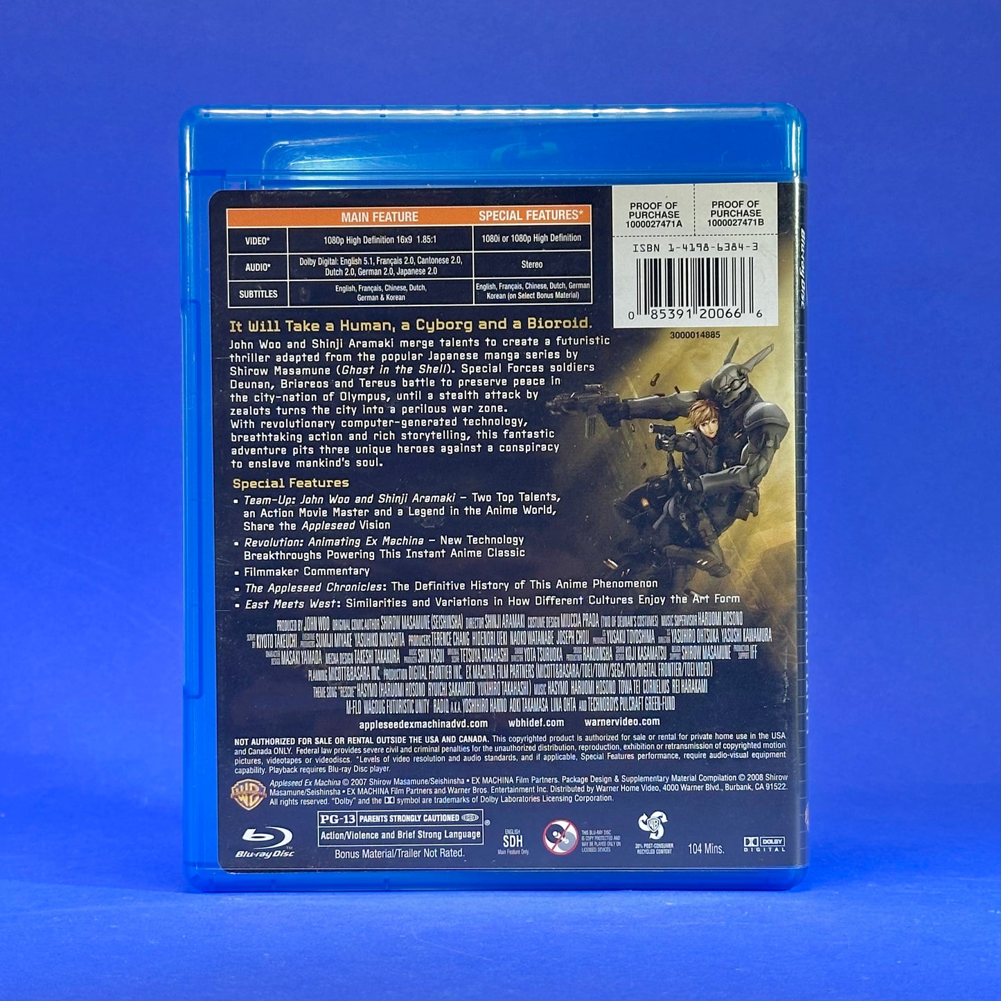 Appleseed DVD & Blu-ray