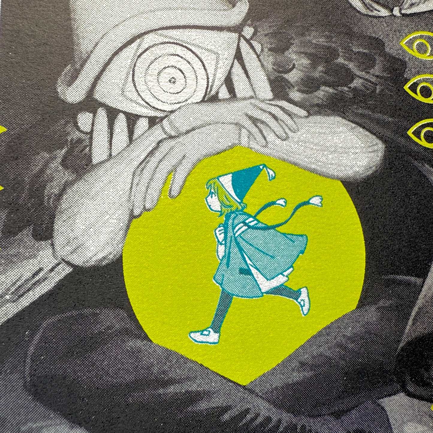Poxei - Brimmed Hat Risograph