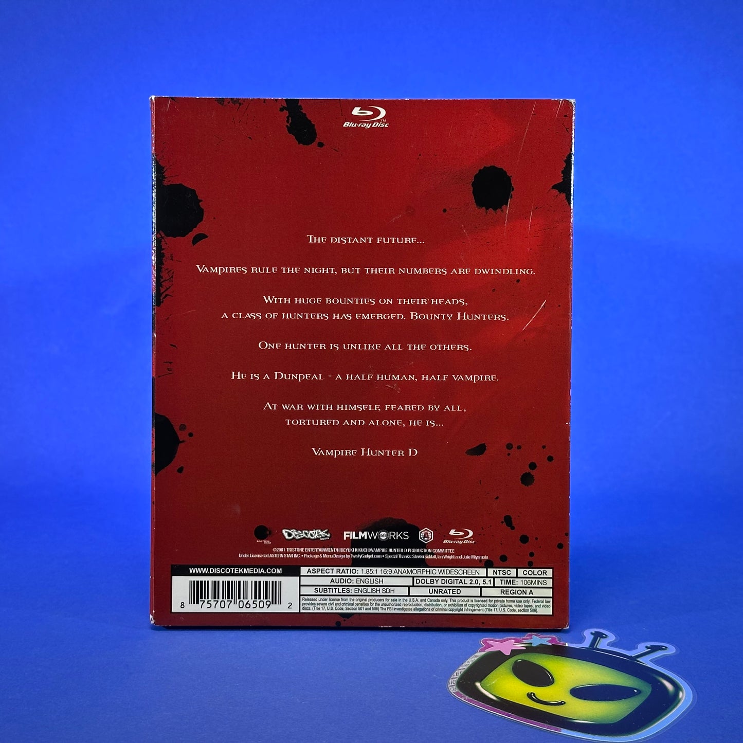 Vampire Hunter D Blu-ray