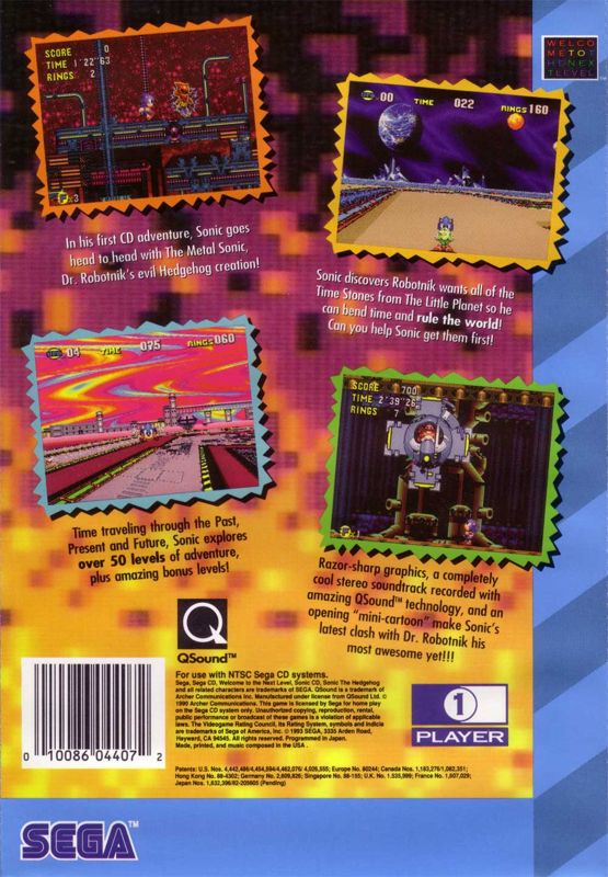 Sonic CD - Sega CD