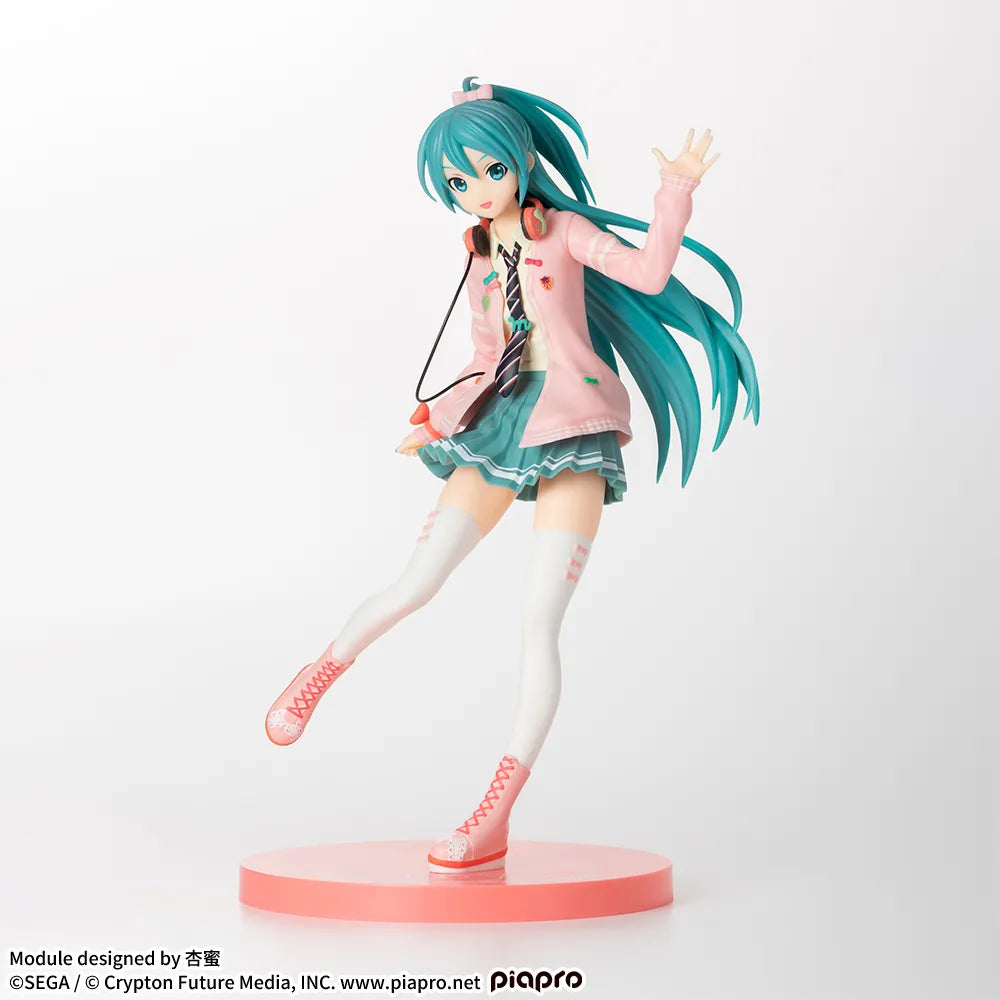 SEGA - 2017 Hatsune Miku -Project DIVA- Arcade Future Tone - Hatsune Miku ~Ribbon Girl~ SPM Figure