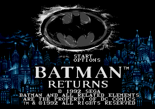 Batman Returns - Sega CD