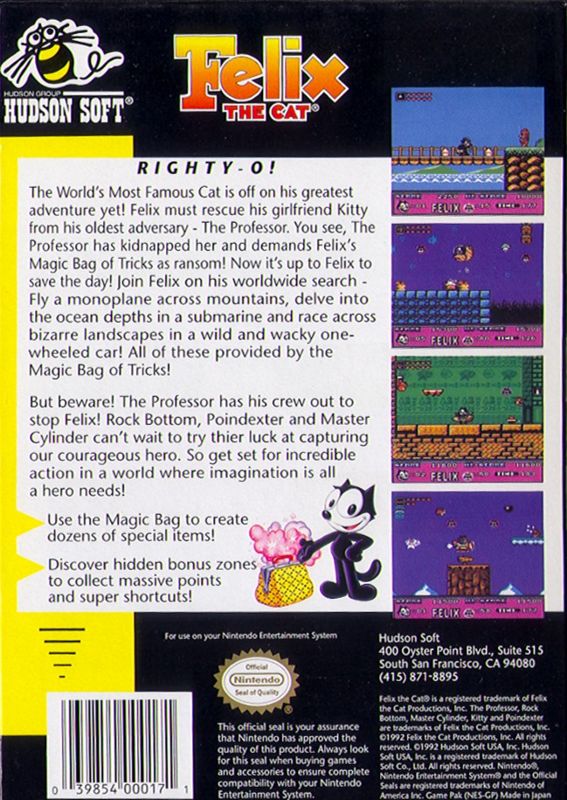 Felix the Cat - NES