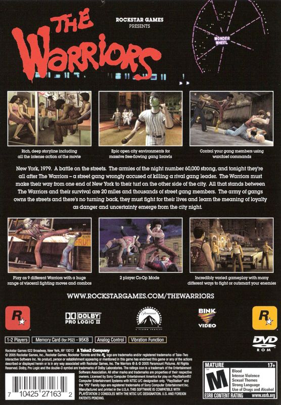 The Warriors - PlayStation 2