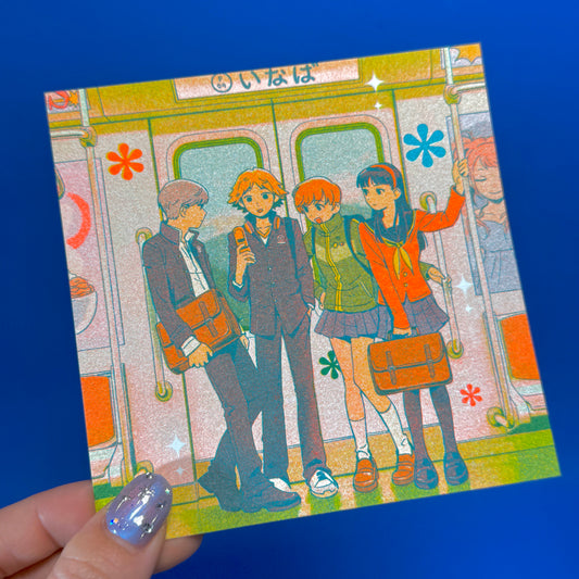 Poxei - The Train to Inaba Risograph