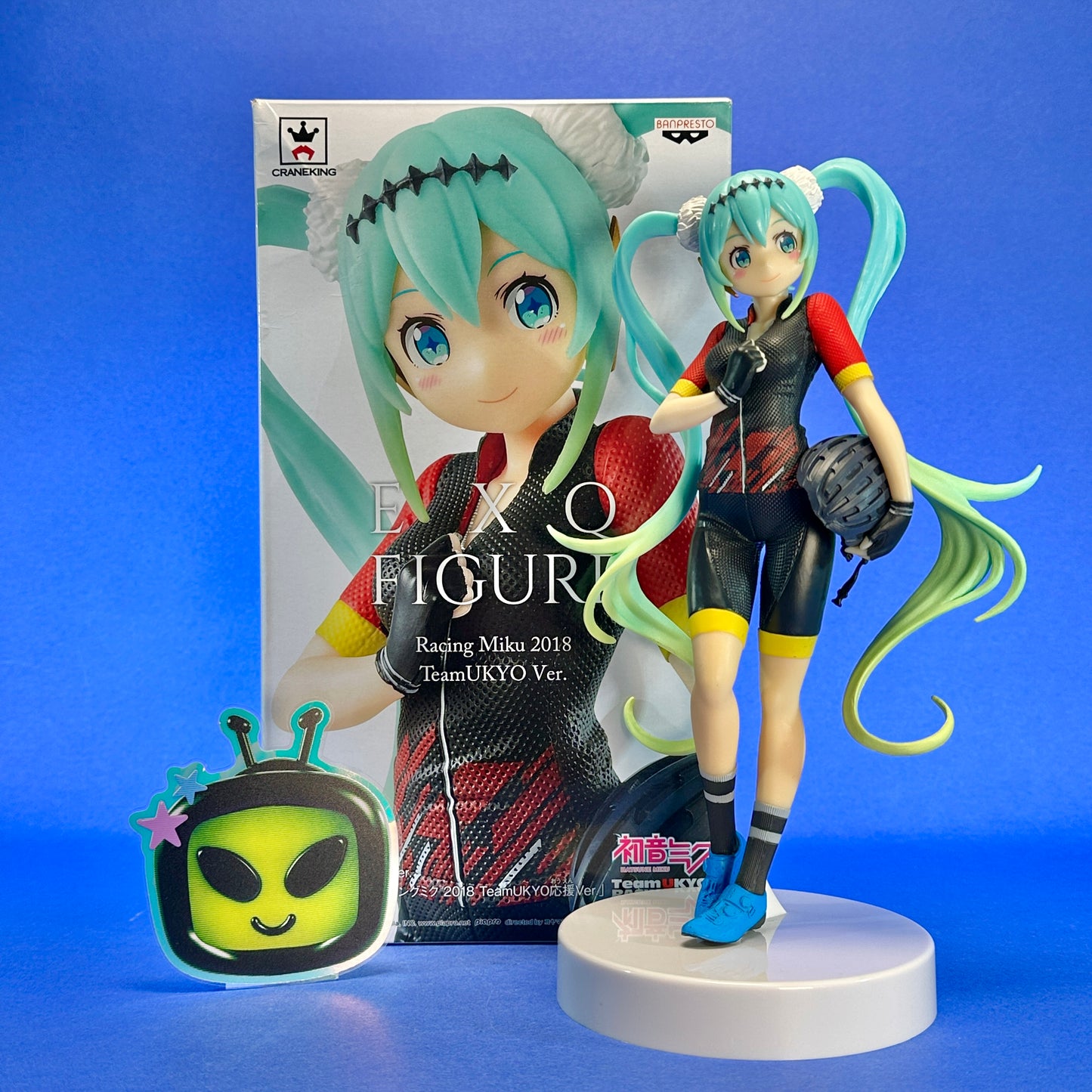 Banpresto - Good Smile Racing x Vocaloid - Hatsune Miku ~Racing 2018, Team UKYO Cheering ver.~ EXQ Figure