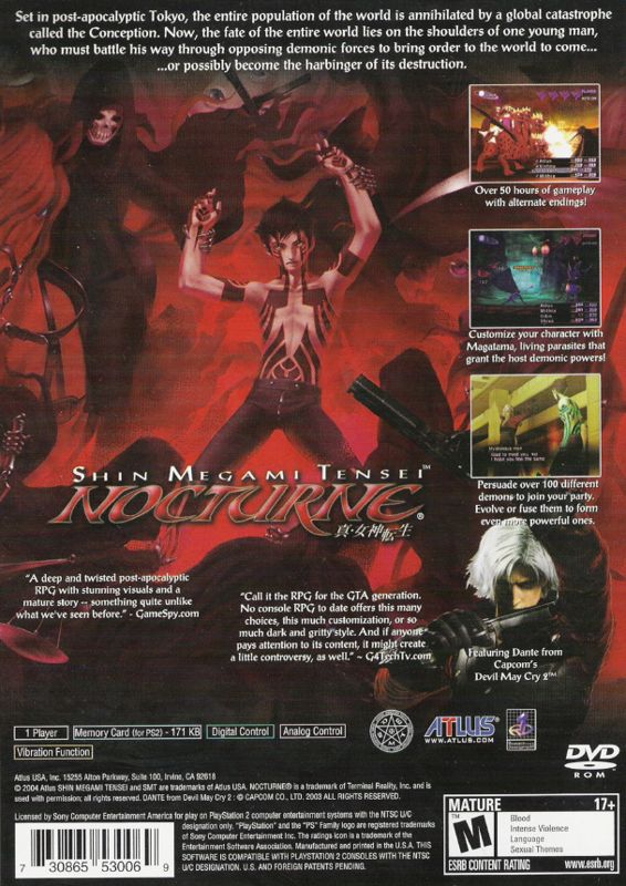 Shin Megami Tensei: Nocturne - PS2