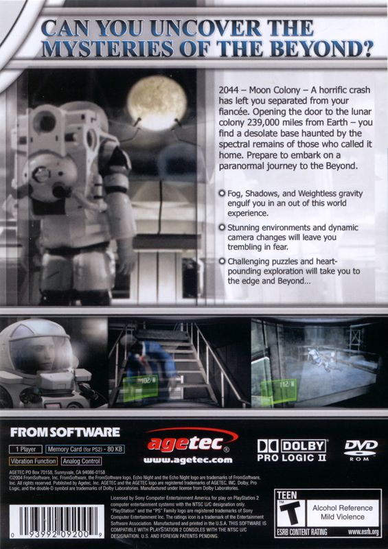 Echo Night: Beyond - PlayStation 2