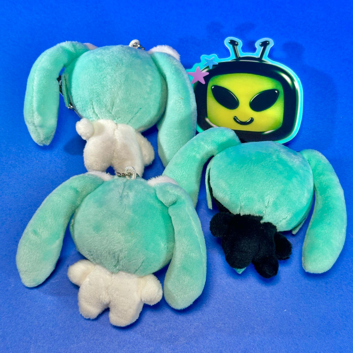 Hatsune Miku x Kaomoji - Neko Plush Keychain