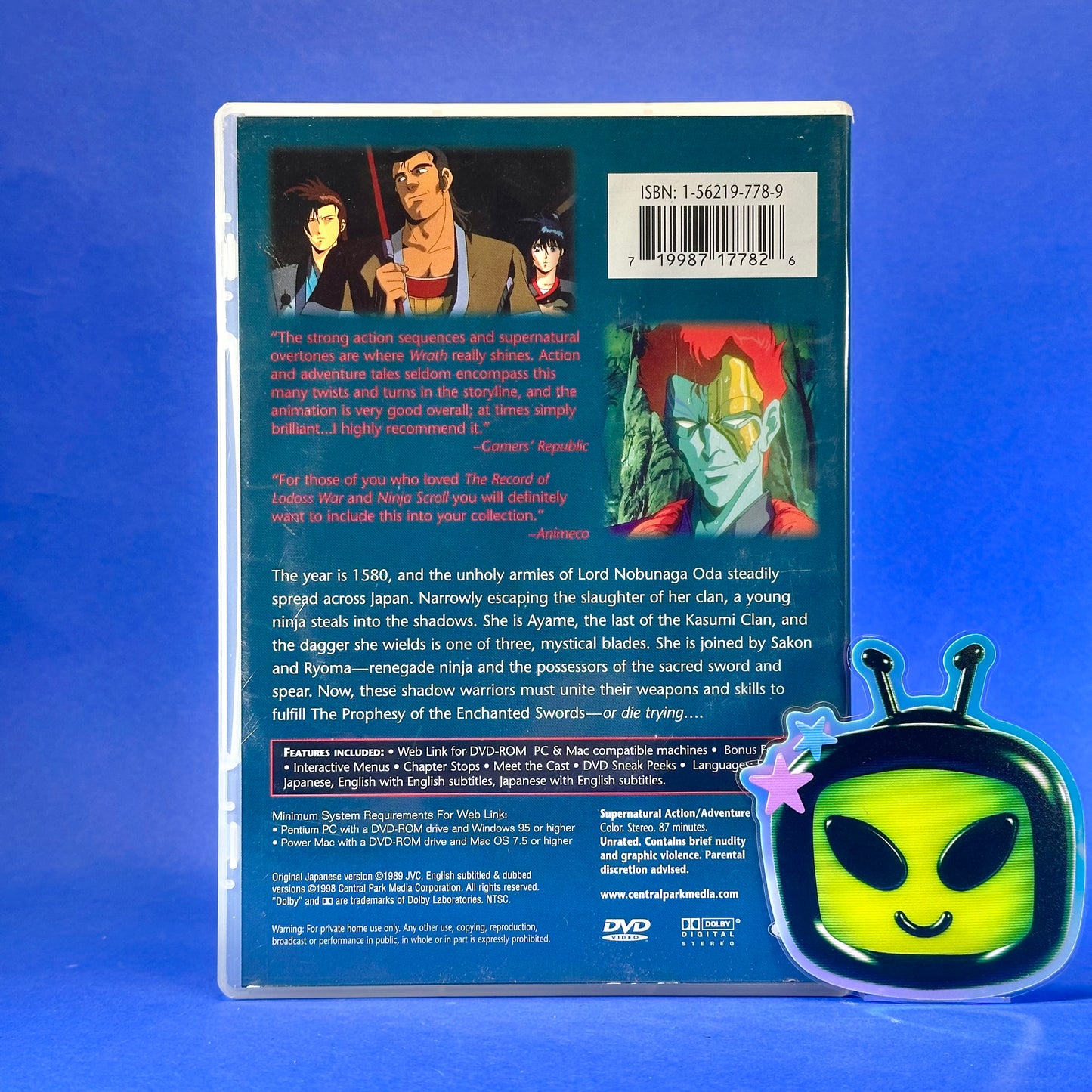 Wrath of the Ninja: The Yotoden Movie DVD