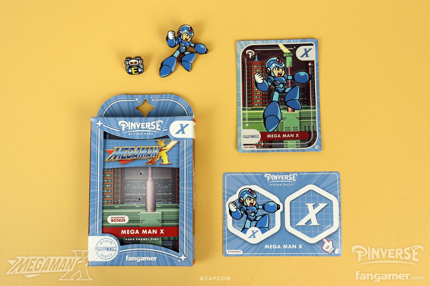 Mega Man X Pin Pack Enamel Pin