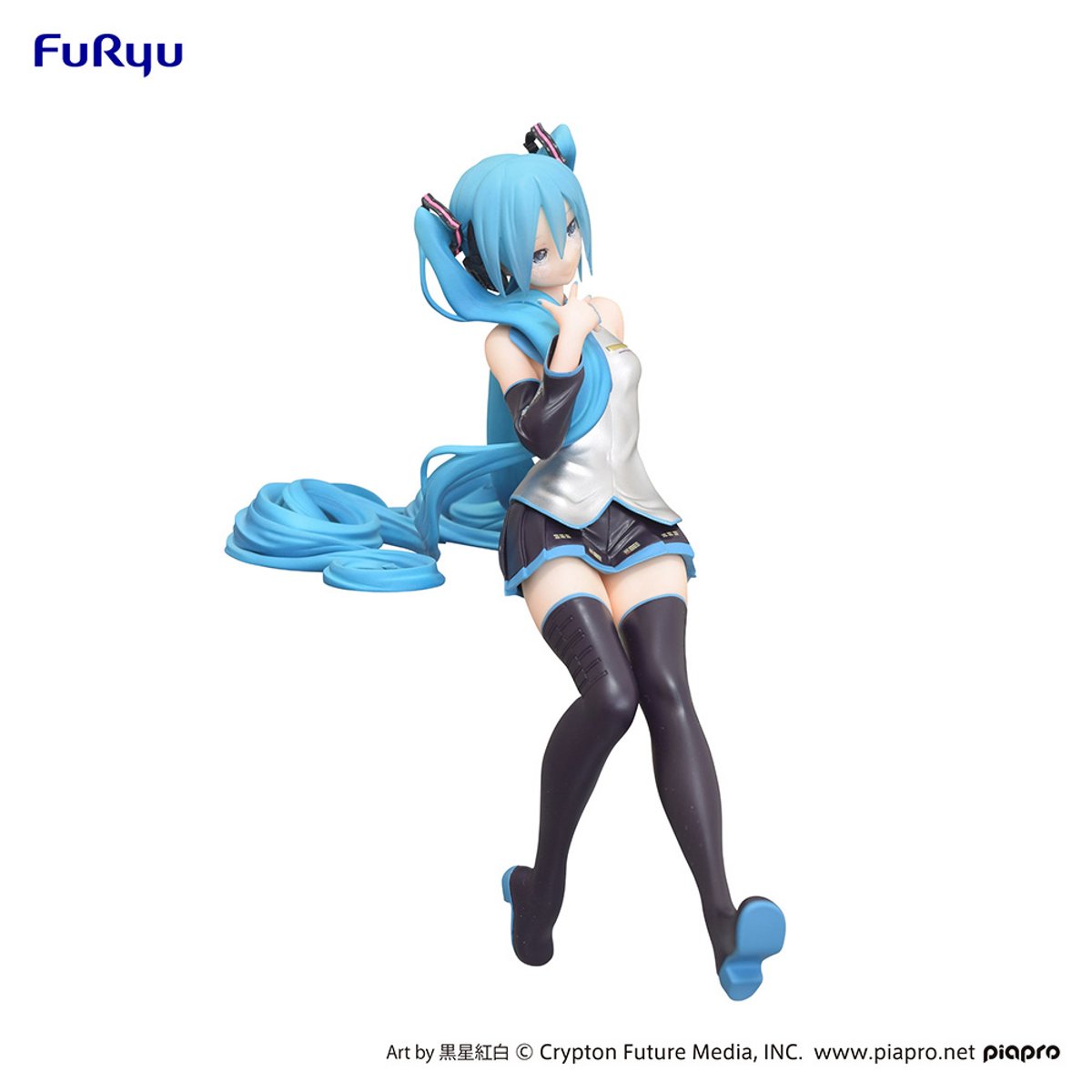 Furyu - Hatsune Miku  (Kuroboshi Kouhaku ver.) Noodle Stopper Figure