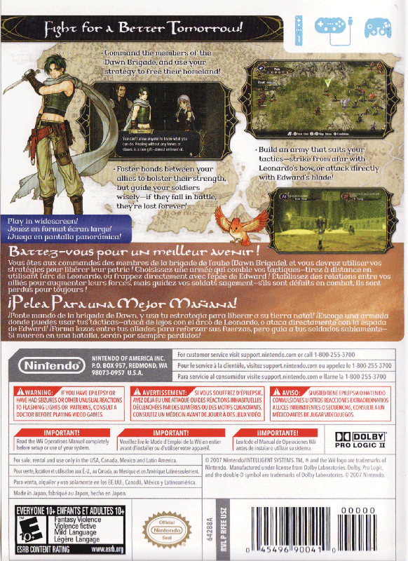 Fire Emblem: Radiant Dawn - Nintendo Wii
