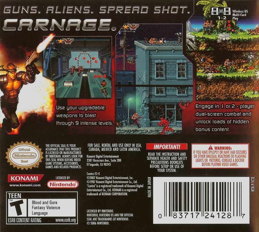 Contra 4 - Nintendo DS
