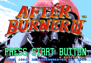 After Burner III - Sega CD