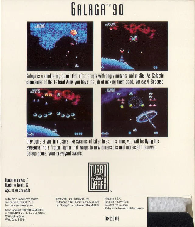 Galaga 90 - TurboGrafx-16