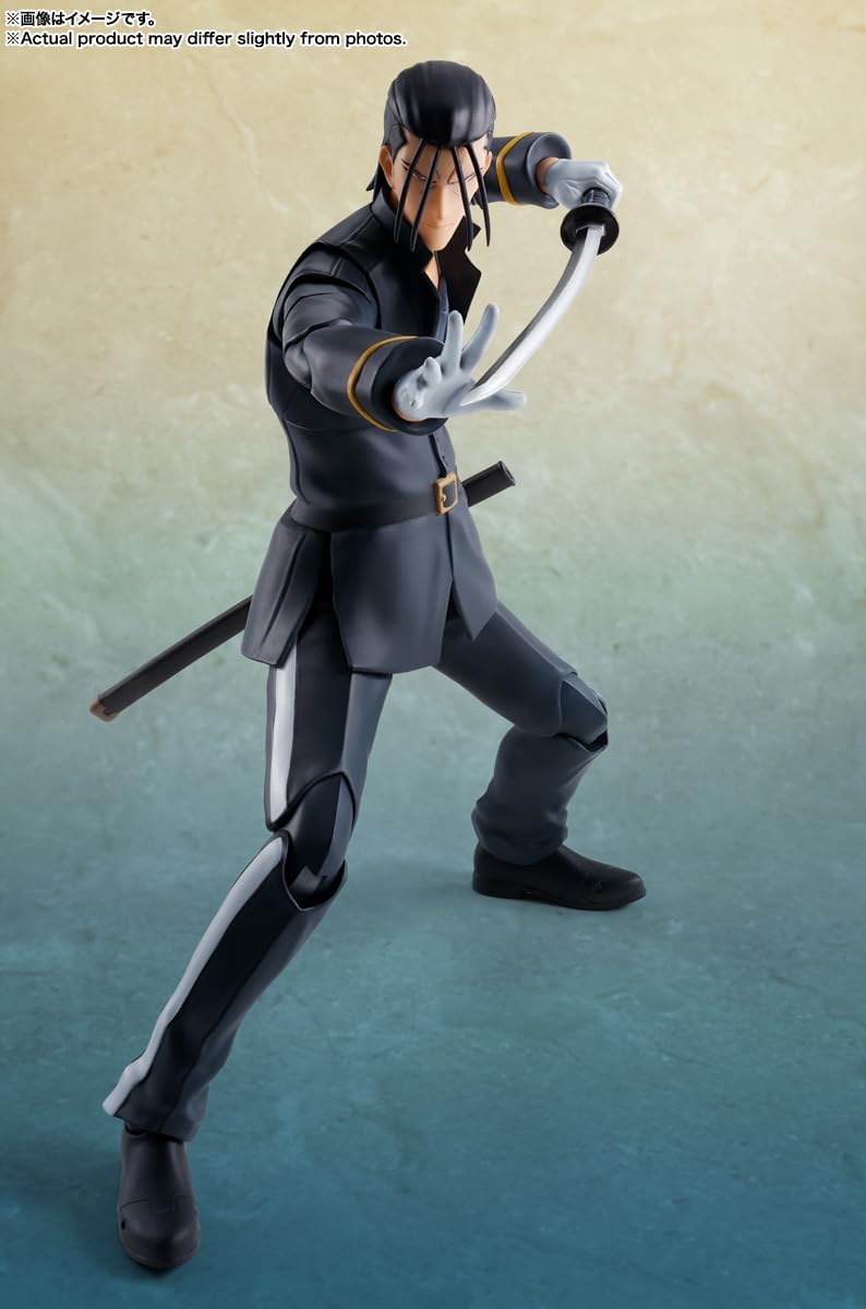 Bandai - S.H.Figuarts Rurouni Kenshin: Meiji Swordsman Romantic Story - Hajime Saito Action Figure