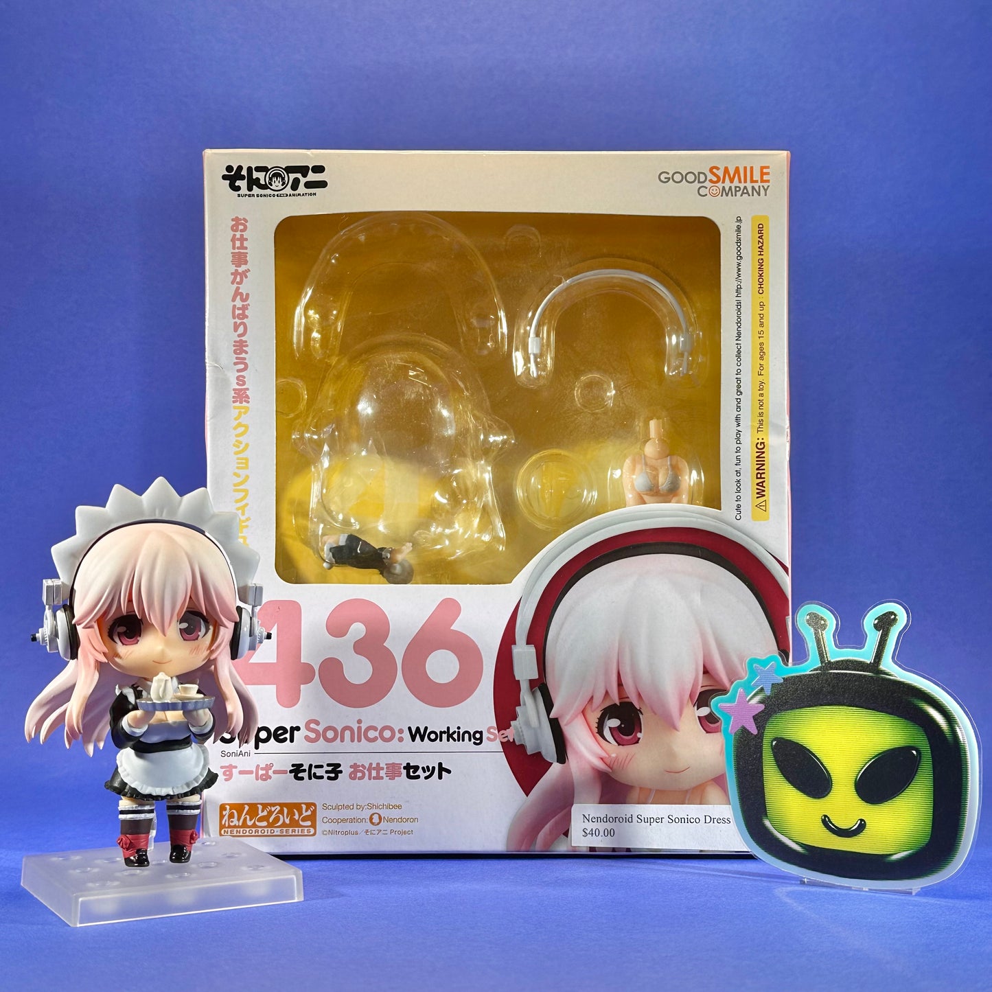 Nendoroid 436: SoniAni: Super Sonico The Animation - Sonico ~Working Set~