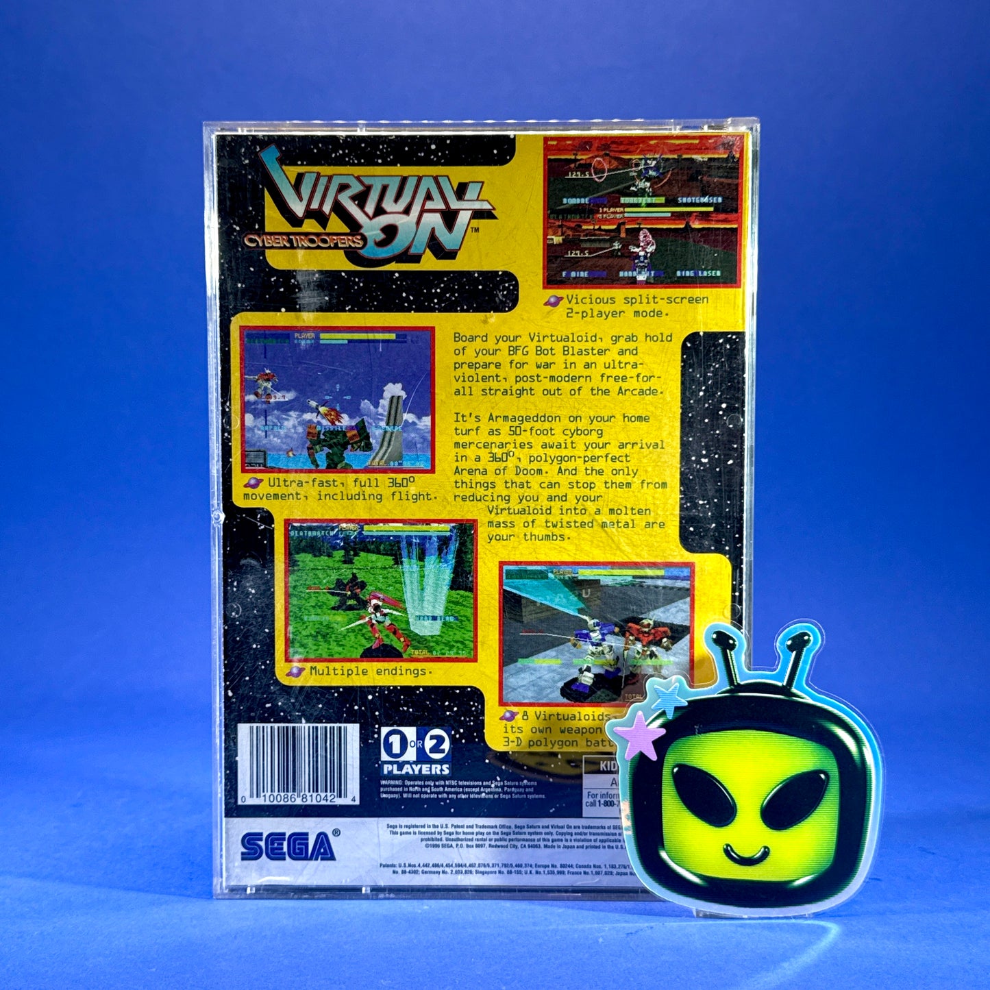 Cyber Troopers Virtual-On - Sega Saturn