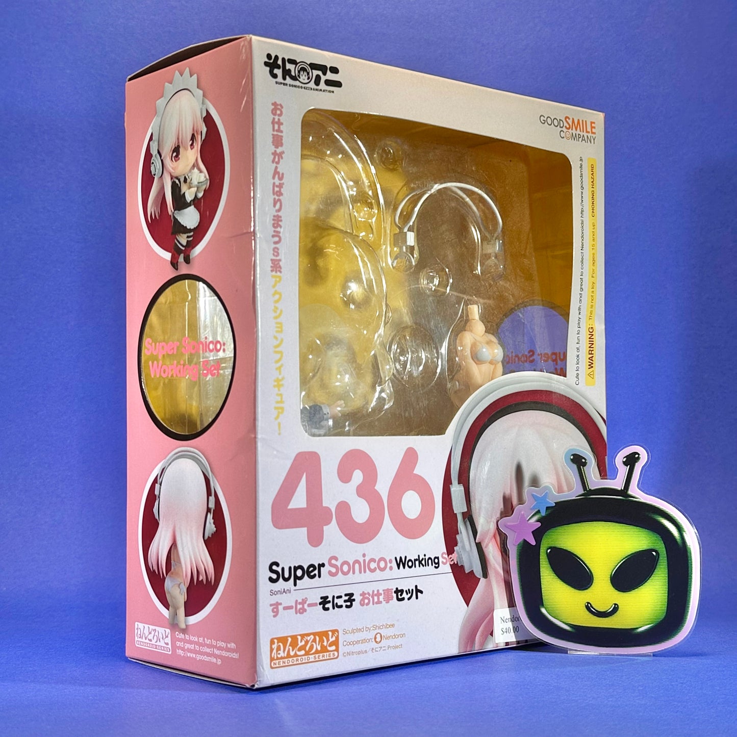 Nendoroid 436: SoniAni: Super Sonico The Animation - Sonico ~Working Set~