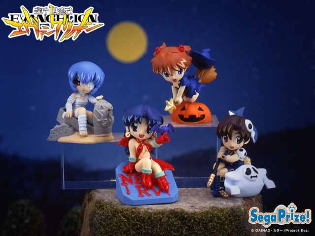 SEGA - 2006 Shin Seiki Evangelion ~Halloween~ Mini Display Figures