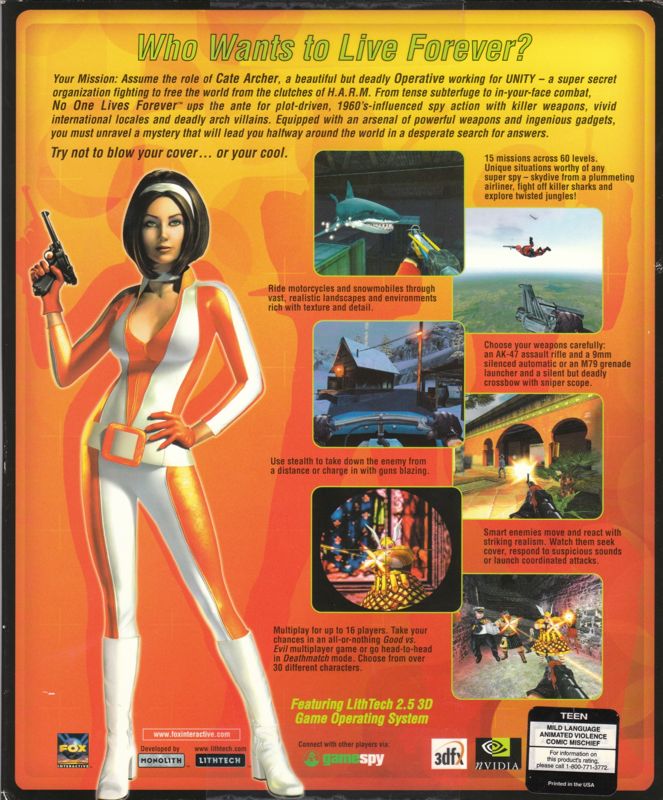 The Operative: No One Lives Forever - Big Box PC Game