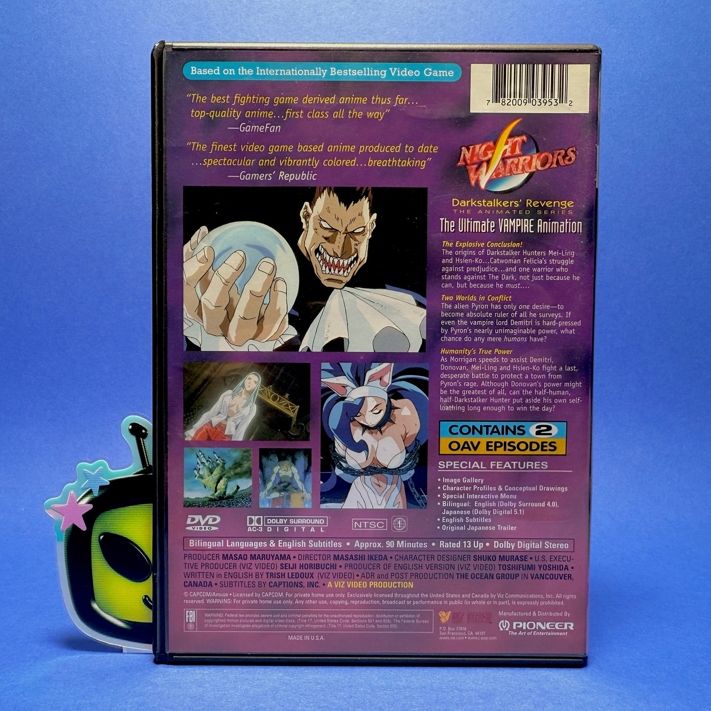 Night Warriors: Darkstalkers' Revenge DVD