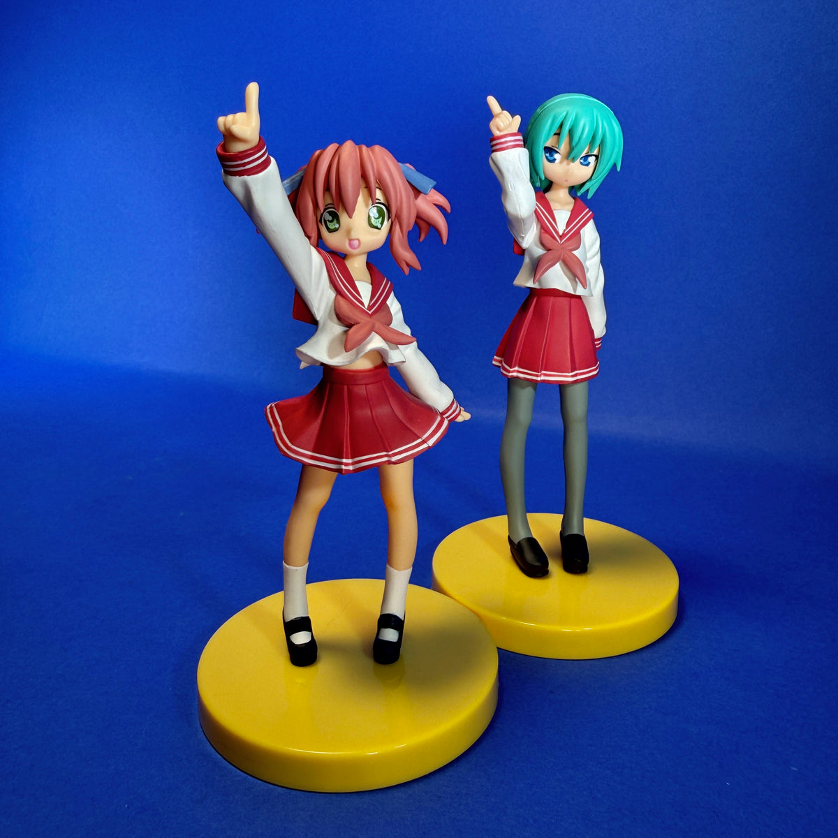 SEGA - 2009 Lucky☆Star - Iwasaki Minami & Kobayakawa Yutaka ~EX Figure Vol.2~ Figures