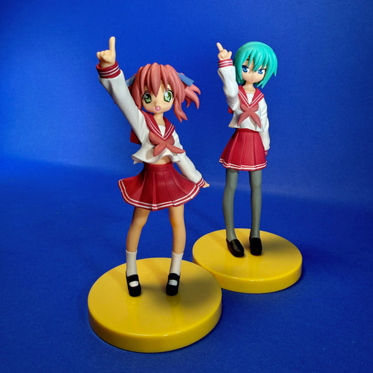 SEGA - 2009 Lucky☆Star - Iwasaki Minami & Kobayakawa Yutaka ~EX Figure Vol.2~ Figures