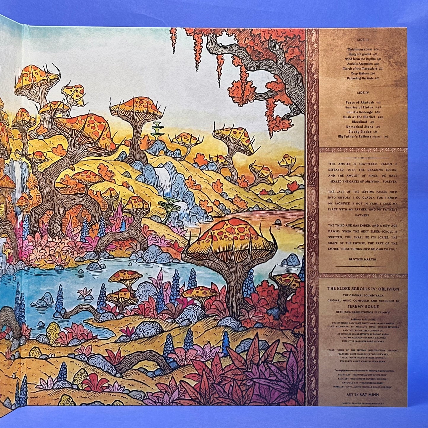 ESIV: Oblivion Soundtrack Vinyl Record