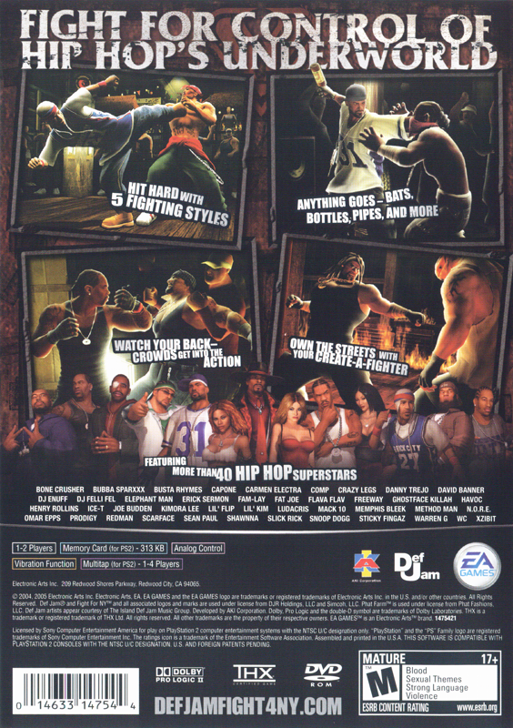 Def Jam: Fight for New York - PlayStation 2
