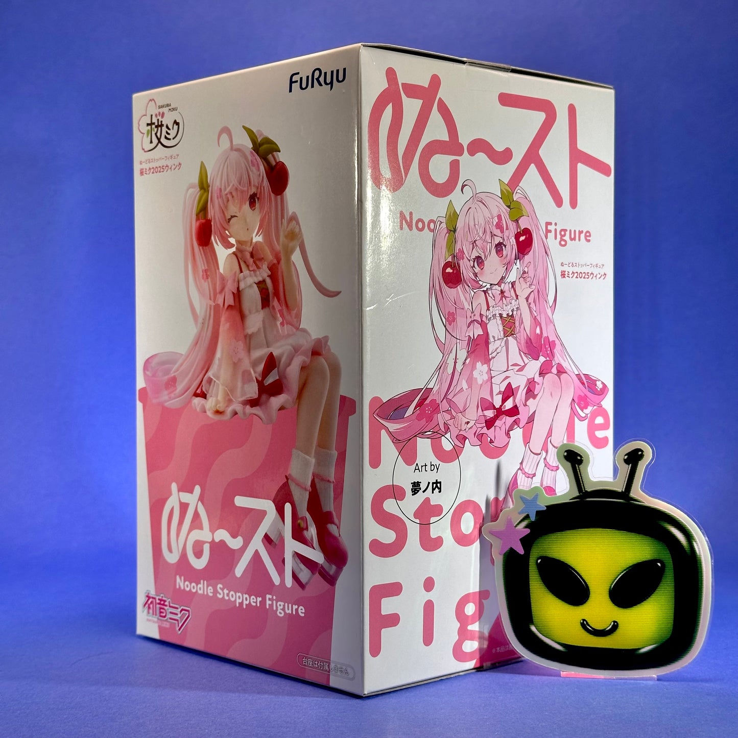Furyu - Hatsune Miku ~Sakura Miku Wink ver.~ Noodle Stopper Figure