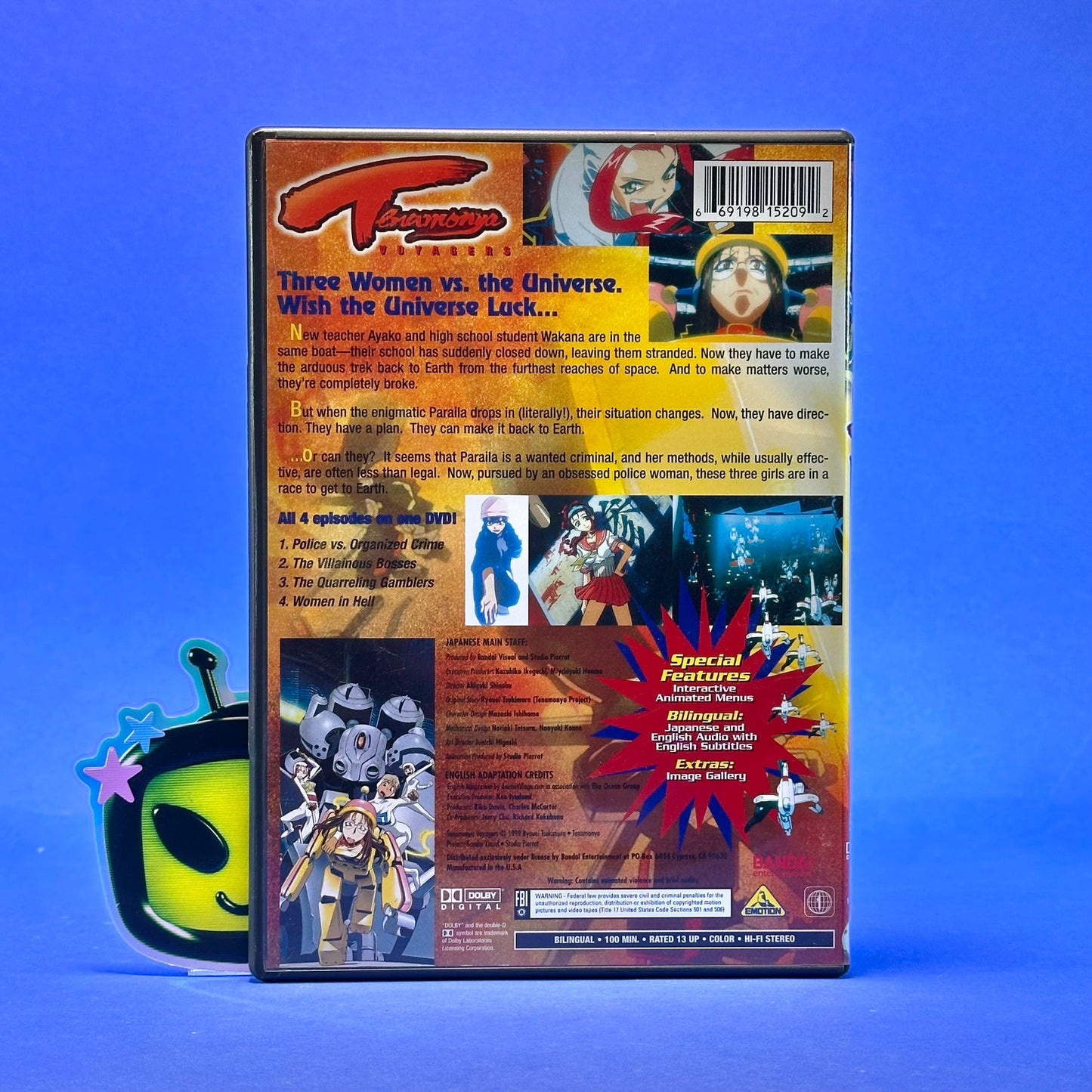 Tenamonya Voyagers DVD