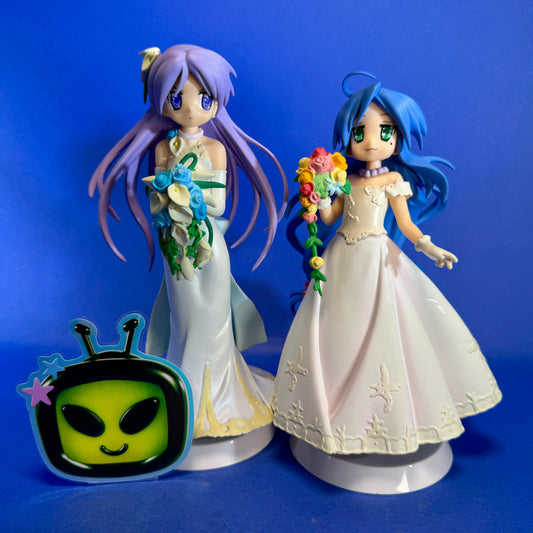 SEGA - 2011 Lucky☆Star - Izumi Konata & Hiiragi Kagami ~Wedding Dress ver.~ EX